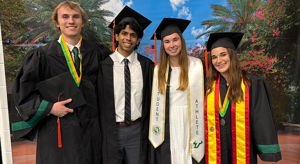 Bret Nowakowski, Nikhil Chakkoli, Kayla Fireovid and Patricia Zamora