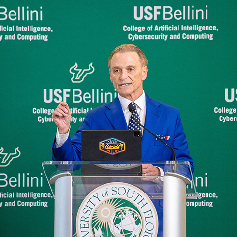 Historic $40M gift establishes Bellini College of Artificial Intelligence, Cybersecurity and Computing at USF, solidifying Tampa Bay as “Cyber Bay”