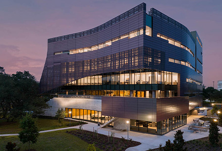 The USF Judy Genshaft Honors College building was designed by USF alumnus Marcel Maslowski.