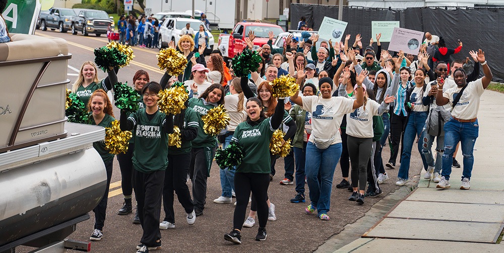 USF team participates in 2024 MLK parade