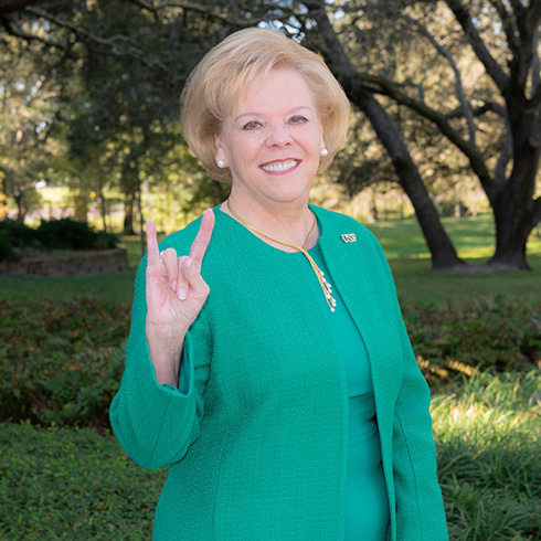 USF President Rhea Law announces plans to step down after national search to select a successor