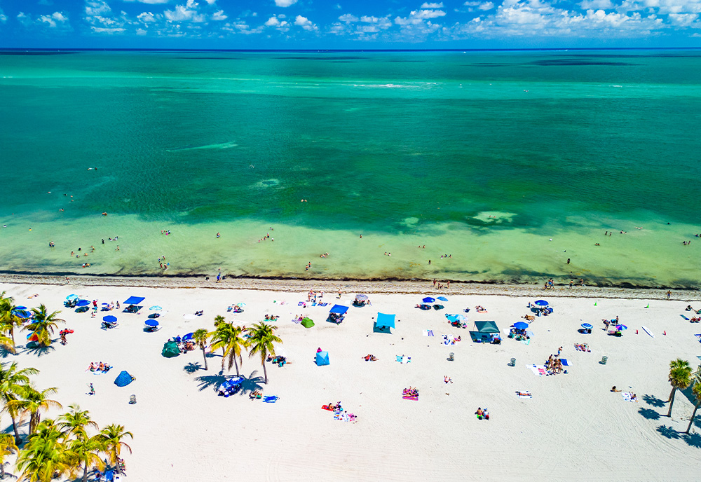 View of the beach 