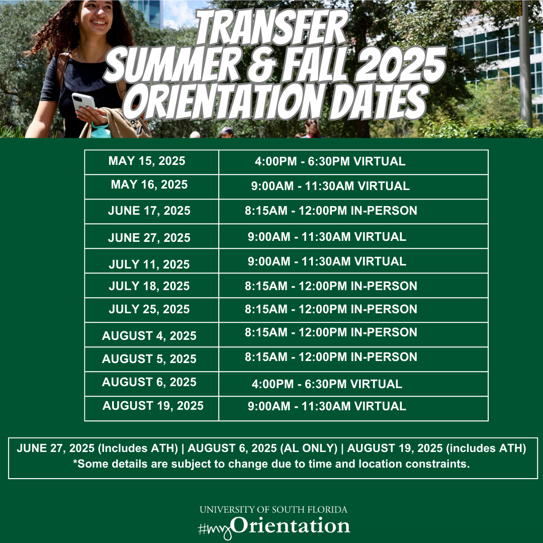 SummerFall Transfer Dates