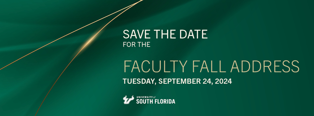 save the date - faculty fall address