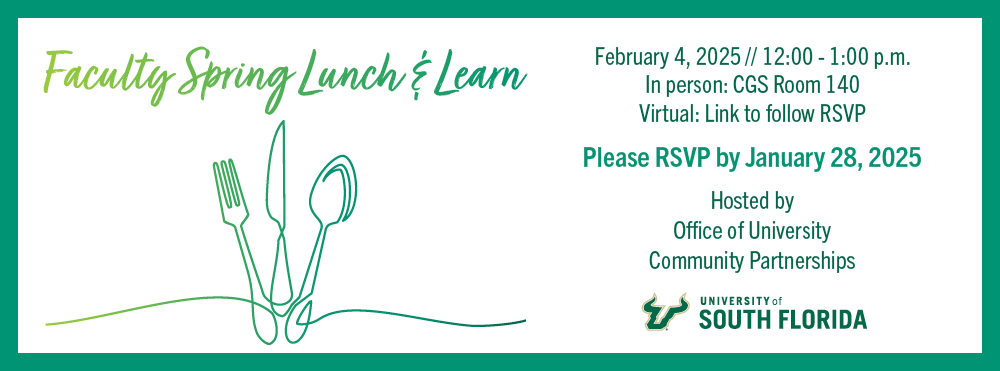 Spring Lunch & Learn Invitation Graphic