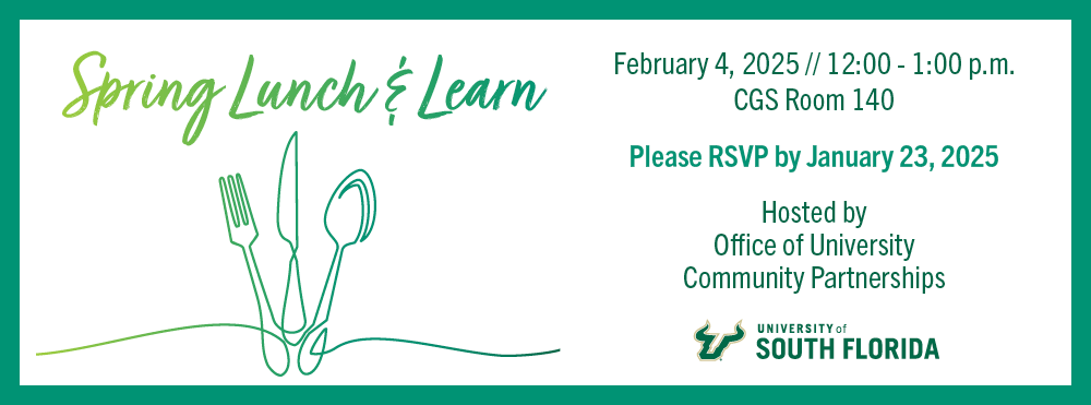 Spring Lunch & Learn Invitation Graphic