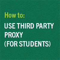 third party proxy - students