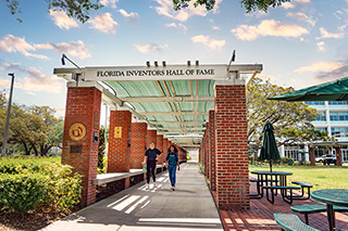Florida Inventors Hall of Fame walkway