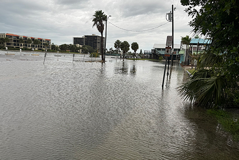 flooding near St. Pete Beach