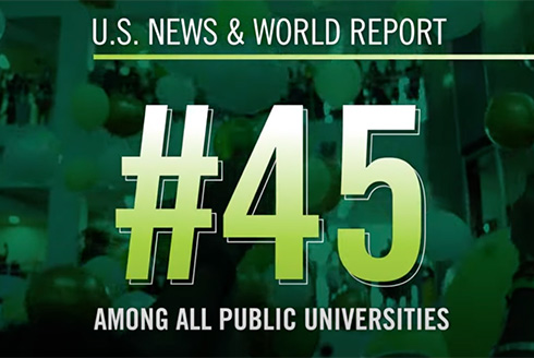 USF ranks #45 among public universities