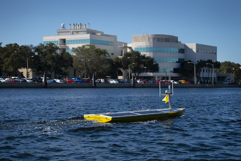 marine research vessel in Tampa Bay