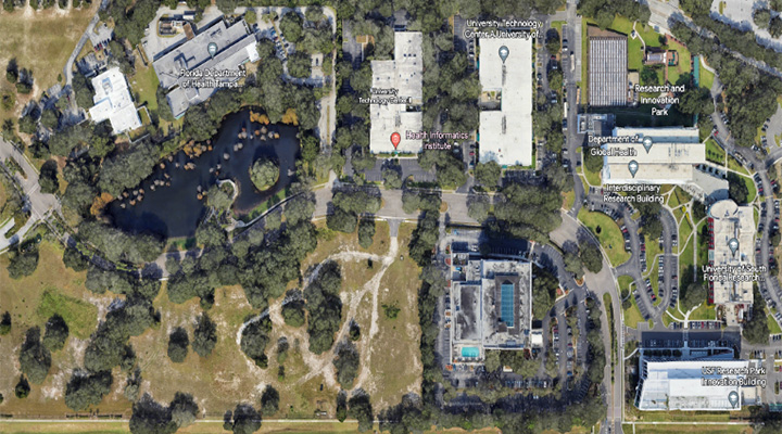 USF research park aerial view