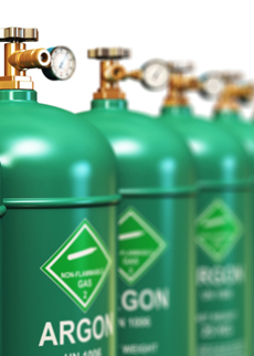 Argon gas purification and recycling