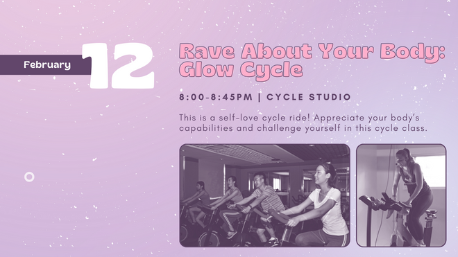 rave about your body: glow cycle