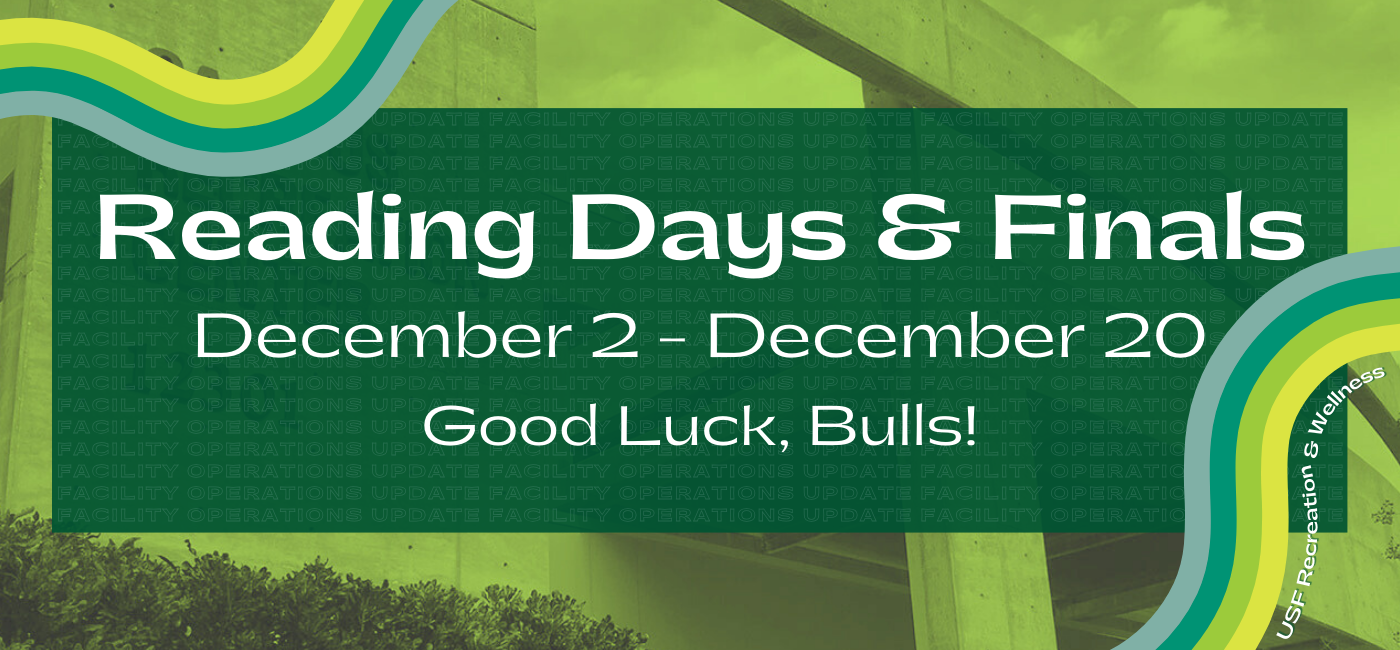 Reading Days & Finals Week Hours - December 2 - December 20