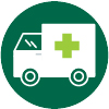 icon image of a medical response unit or MRU