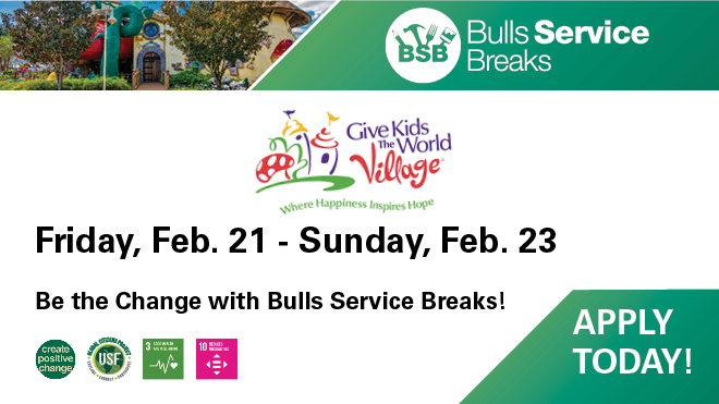 Give Kids the World Village Bulls Service Break