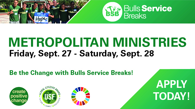 Bulls Service Breaks at Metropolitan Ministries