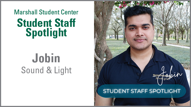 Student Staff Spotlight - Jobin