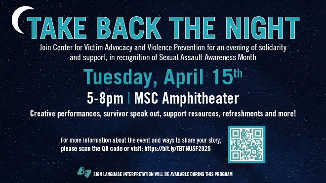 USF Take Back the Night Event