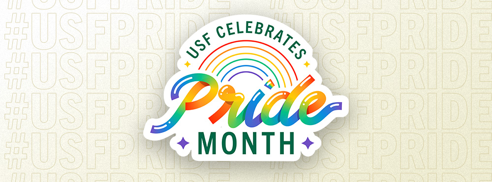 USF celebrates Pride Month in rainbow colors