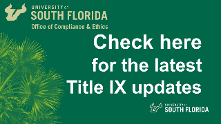 USF Compliance & Ethics Logo & Title IX Update