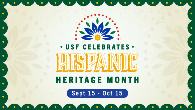 floral themed announcement of hispanic heritage month