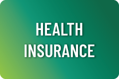 lime and evergreen colored thumbnail with the words health insurance in white