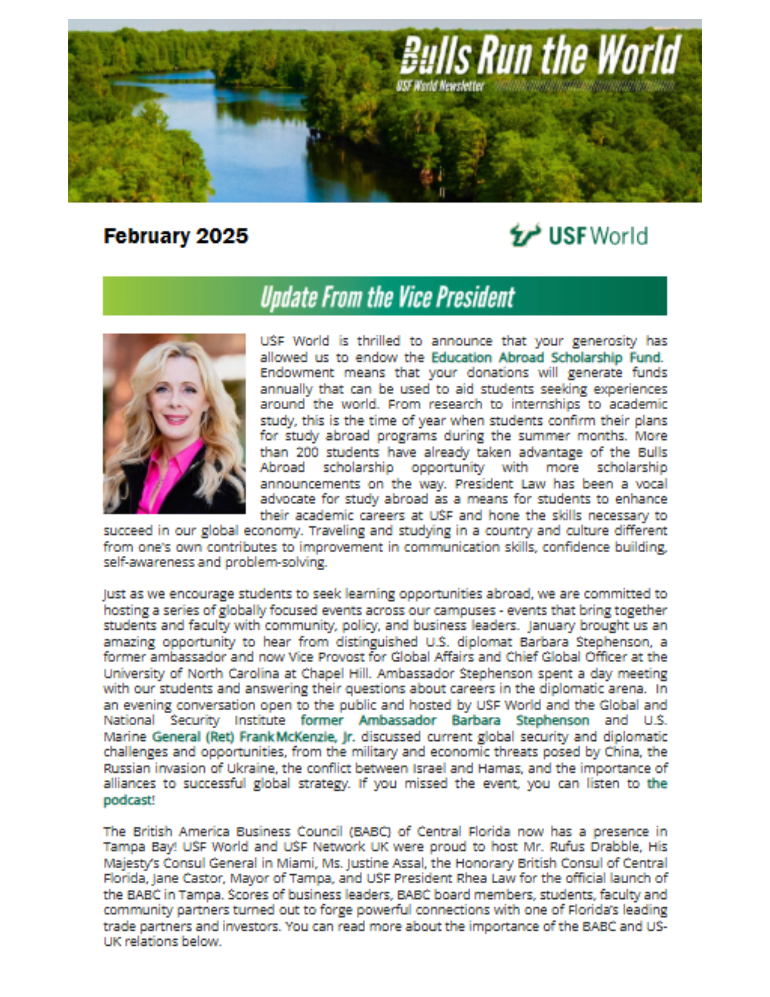 Thumbnail of February 2025 newsletter