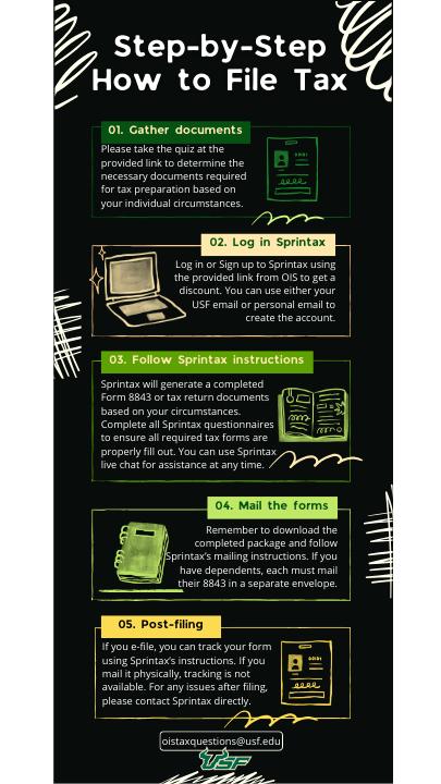 Infographic for gathering tax documents